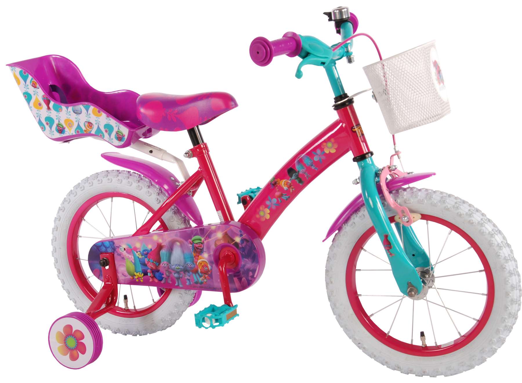 trolls girls bike