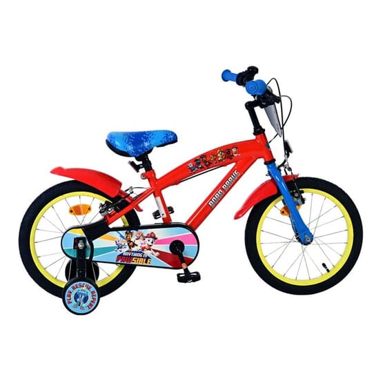Paw Patrol Barncykel 16 tum (Röd/Blå)
