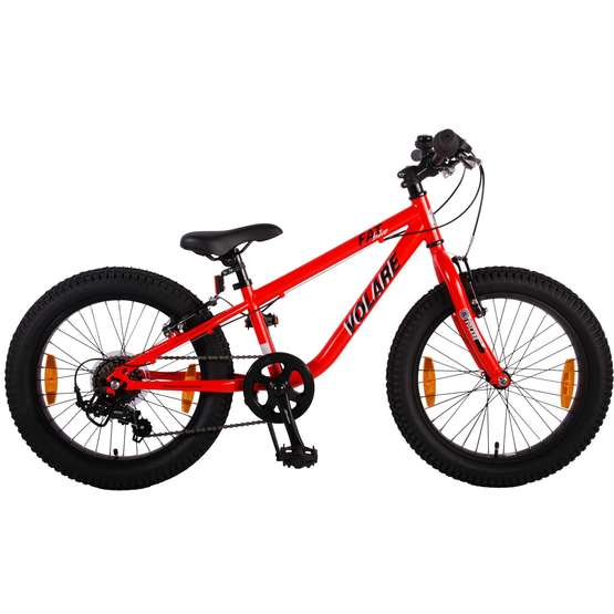 Volare Fat Bike 20 Inch Satin Orange Speed Boys Bicycle