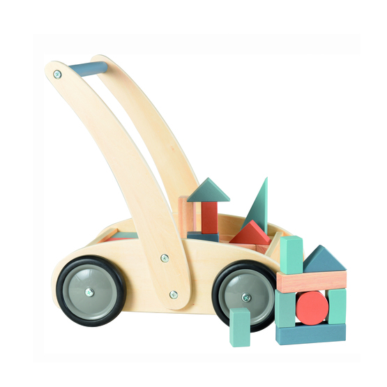 Egmont Toys – Push Along Truck & Wooden Blocks