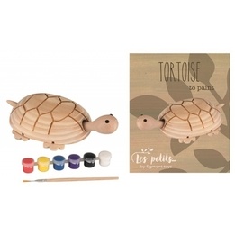 Egmont Toys - Sköldpadda I Trä Målarset
