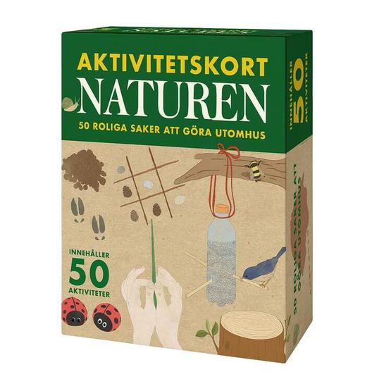 Nicotext - Aktivitetskort Naturen - 50 Roliga Saker Utomhus