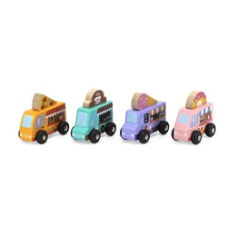Viga - Food Truck Set 4 Bilar
