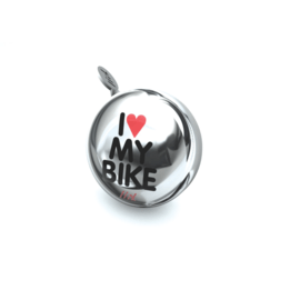 Liix - Liix Mini Ding Dong Bell I Love My Bike Chrome