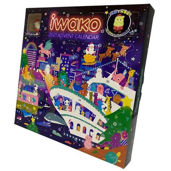 Iwako - iwako Adventskalender 2021 (Suddgummin glow in dark)