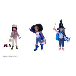Lottie - Docktillbehör - Dress Up Party Multipack Of 3 Outfits
