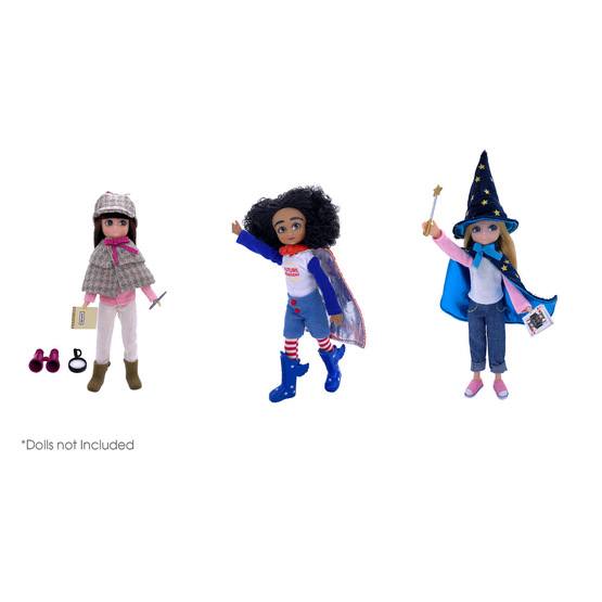 Lottie – Docktillbehör – Dress Up Party Multipack Of 3 Outfits