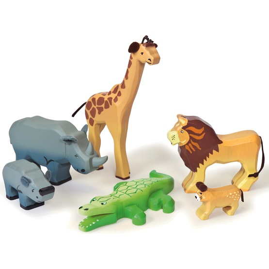 Le Toy Van - Djur Savannah (6St)