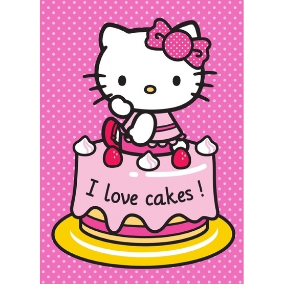 Disney - Hello Kitty "I Love Cakes" Barnmatta