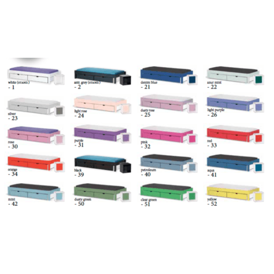 manis-h - ask - loftsäng - 90x200 - annan färg