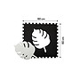 Momi - Feli 3D Skum Pusselmatta - 120X120 Cm
