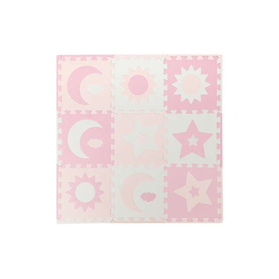 Momi - Nebe 3D Skum Pusselmatta - 90X90 Cm