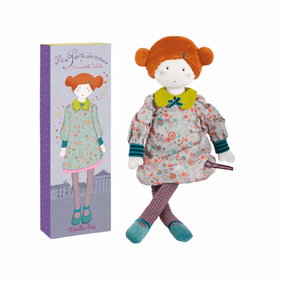 Moulin Roty - Tygdocka 'Les Parisiennes' Mademoiselle Colette