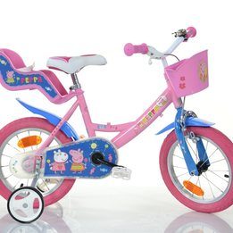 DinoBikes - Barncykel 12 Tum - Greta Gris
