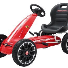 Trampbil - Gokart - Licensed Abarth - Röd