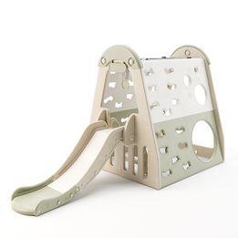 EliteToys - Kids Zone Aktivitetshus Med Gunga Och Rutschakan