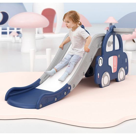 EliteToys – Kids Zone Car With Slide And Basket