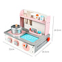 Kids Zone Kitchen Table Pink