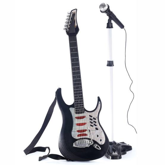 Music - Electric Guitar With Microphon