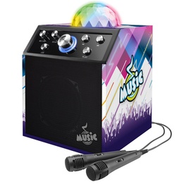 Music - Karaoke Bt Disco Cube W/2 Mics