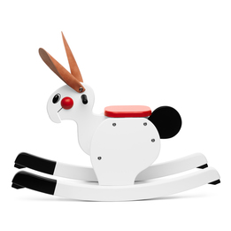 Playsam - Rocking Rabbit White