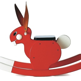 Playsam - Rocking Rabbit Red