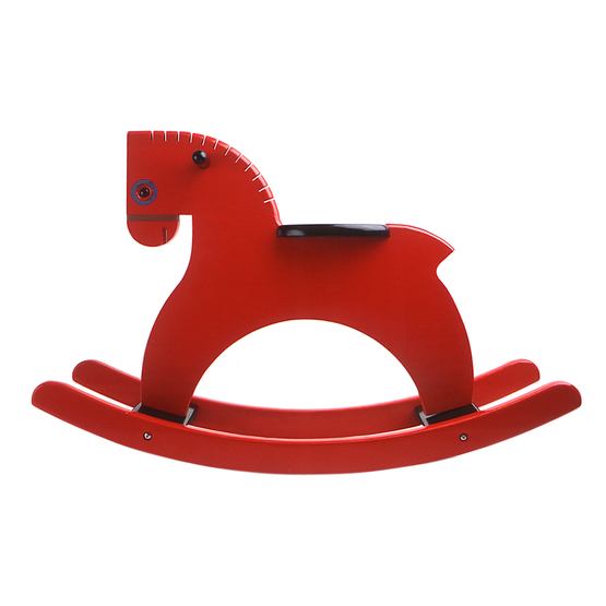 Playsam - Rocking Horse Red