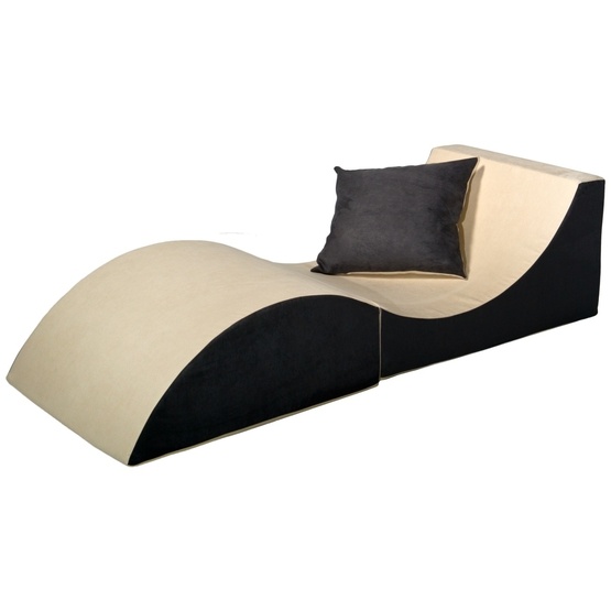 PQP Fällbar Möbel - Bord - Puff - Soffa 3-1 - Beige Och Grå
