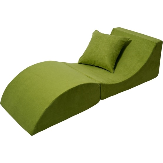 PQP Fällbar Möbel - Bord - Puff - Soffa 3-1 - Grön