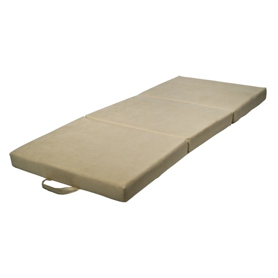 PQP Madrass Fällbar - 80X200X10Cm - Cream