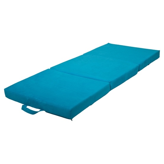 PQP Madrass Fällbar - 80X200X10Cm - Blå