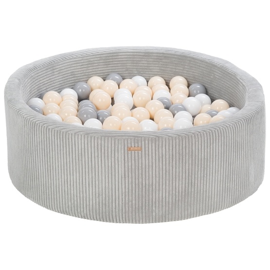 Bollhav - 200 Bollar - Cordu Roy 90 Cm Grå/Vit