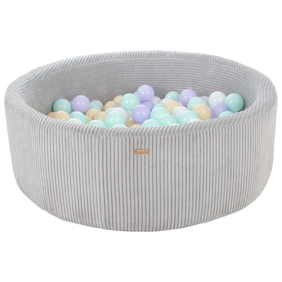 Bollhav - 200 Bollar - Cordu Roy 90 Cm Grå/Vit