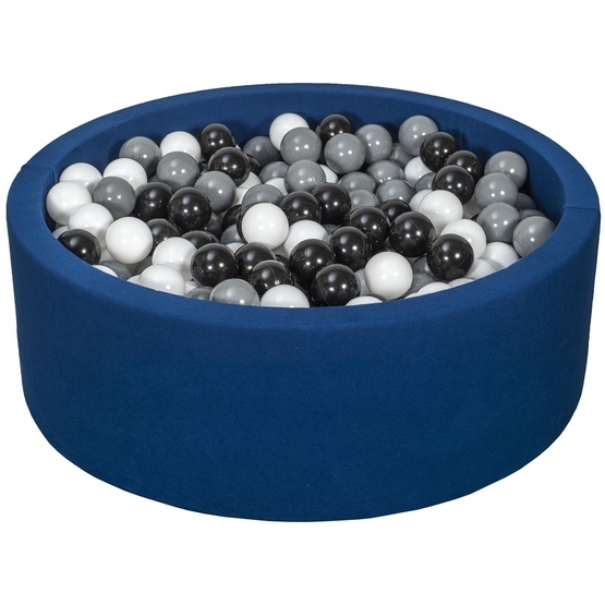 PQP Bollhav Med 450 Bollar Navy - Svart, Vit Och Grå