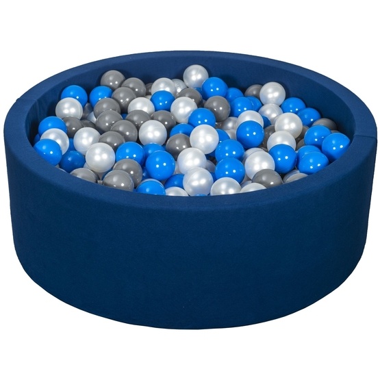 PQP Bollhav Med 450 Bollar Navy - Pearl, Blå Och Grå