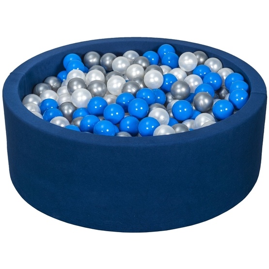 PQP Bollhav Med 450 Bollar Navy - Pearl, Blå Och Silver