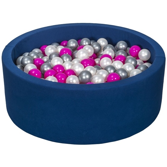 PQP Bollhav Med 450 Bollar Navy - Pearl, Rosa Och Silver