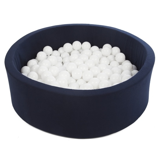 PQP Bollhav Med 200 Bollar Navy - Vit