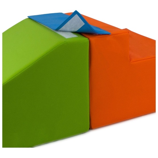 PQP Lekkuddar - Rutschkana Med Trappa Grön, Blå Och Orange