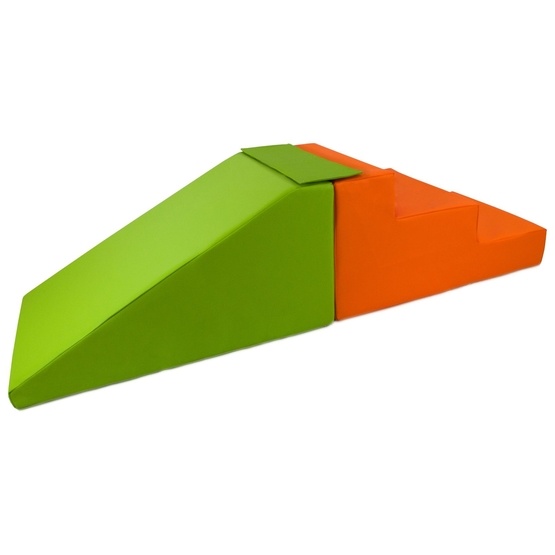 PQP Lekkuddar - Rutschkana Med Trappa Grön Och Orange