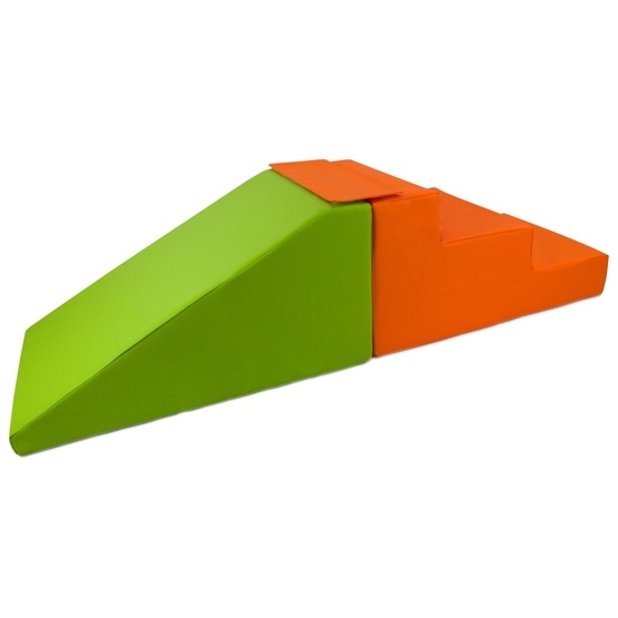 PQP Lekkuddar - Rutschkana Med Trappa Orange Och Grön