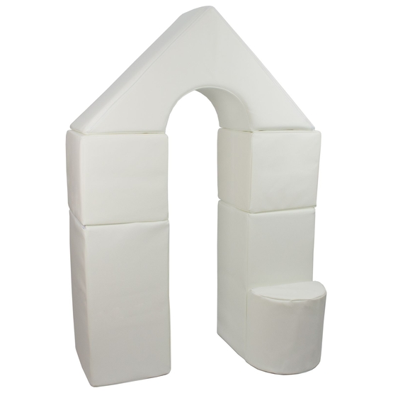 PQP Lekkuddar - Slott 6 Delar Vit