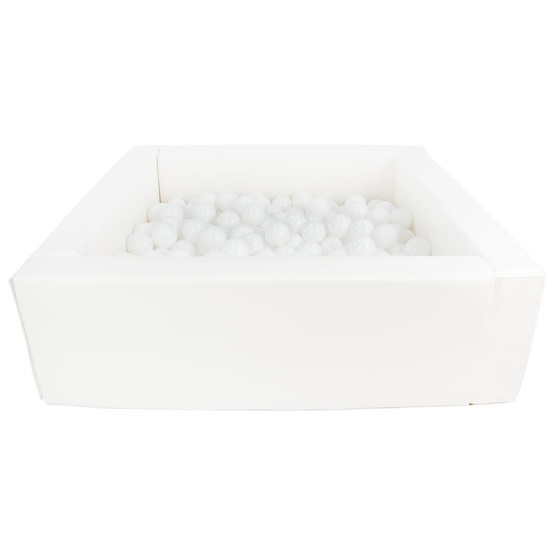 PQP Bollhav - Eco-Läder Med 200 Bollar Vit/Vit