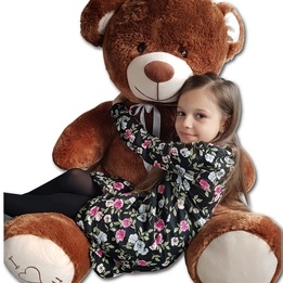 Gosedjur - Gigantisk Teddybjörn 75+85 Cm