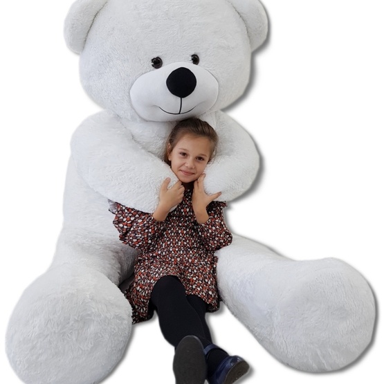 PQP Gosedjur – Gigantisk Teddybjörn 220 Cm Grå