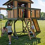 BYD - Lekställning - Eagles Nest Elite Play Tower with Swings, Slide and Lookout Tower