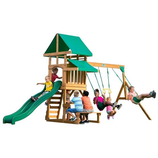 BYD Lekställning Belmont Play Tower with Swings and Slide