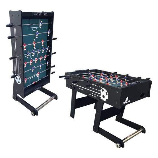 Produktfoto för Cougar - Fossball - Scorpion Kick TS Folding Football Table Black