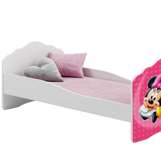 KOBI Barnsäng – Fala Med Madrass – Minnie Mouse – 160 x 80 Cm