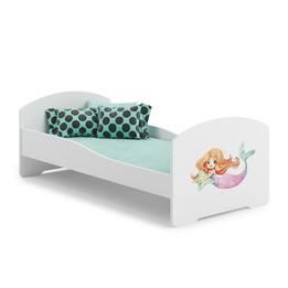 Barnsäng - Luk Med Madrass - Mermaid